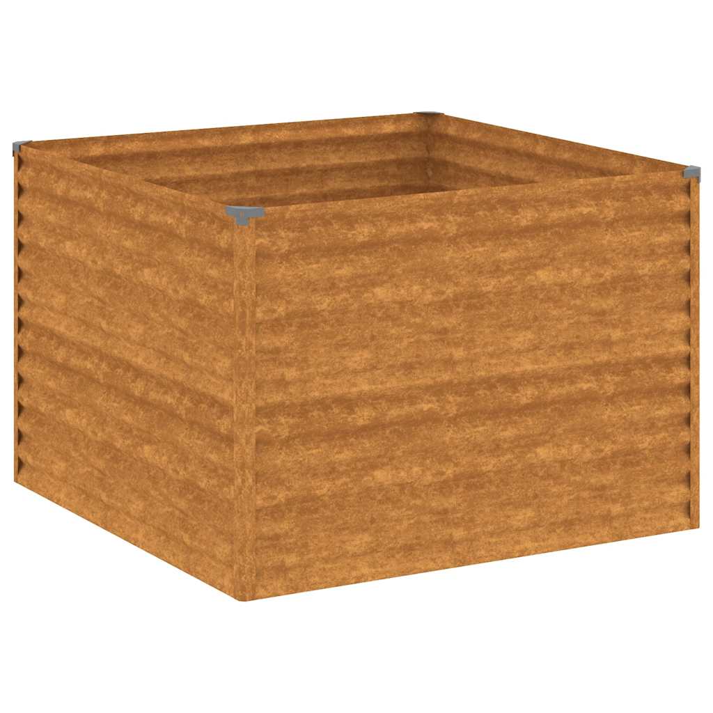 Raised Garden Bed 100 X 100 X 69 Cm Corten Steel