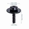 100pcs Sturdy Material Car Underbody Engine Cover Panels Screws Retainer Kit  Replacement Use