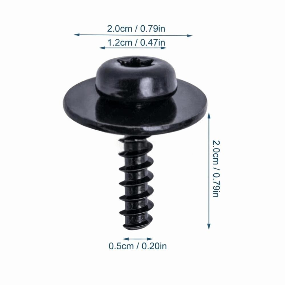 100pcs Sturdy Material Car Underbody Engine Cover Panels Screws Retainer Kit Replacement Use