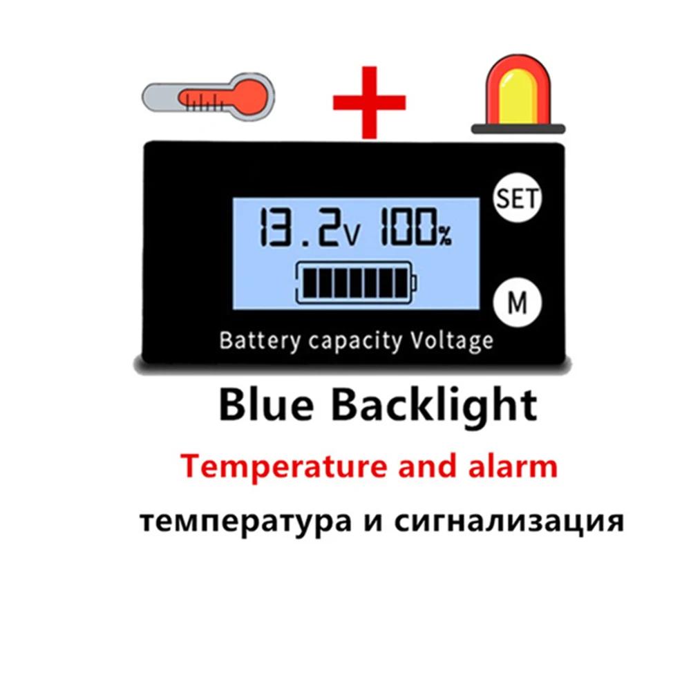 DC7-100V Lithium Lead Acid Battery Capacity Indicator Power Display Meter 9V 12V 24V 48V LED Digital Voltmeter Voltage Tester