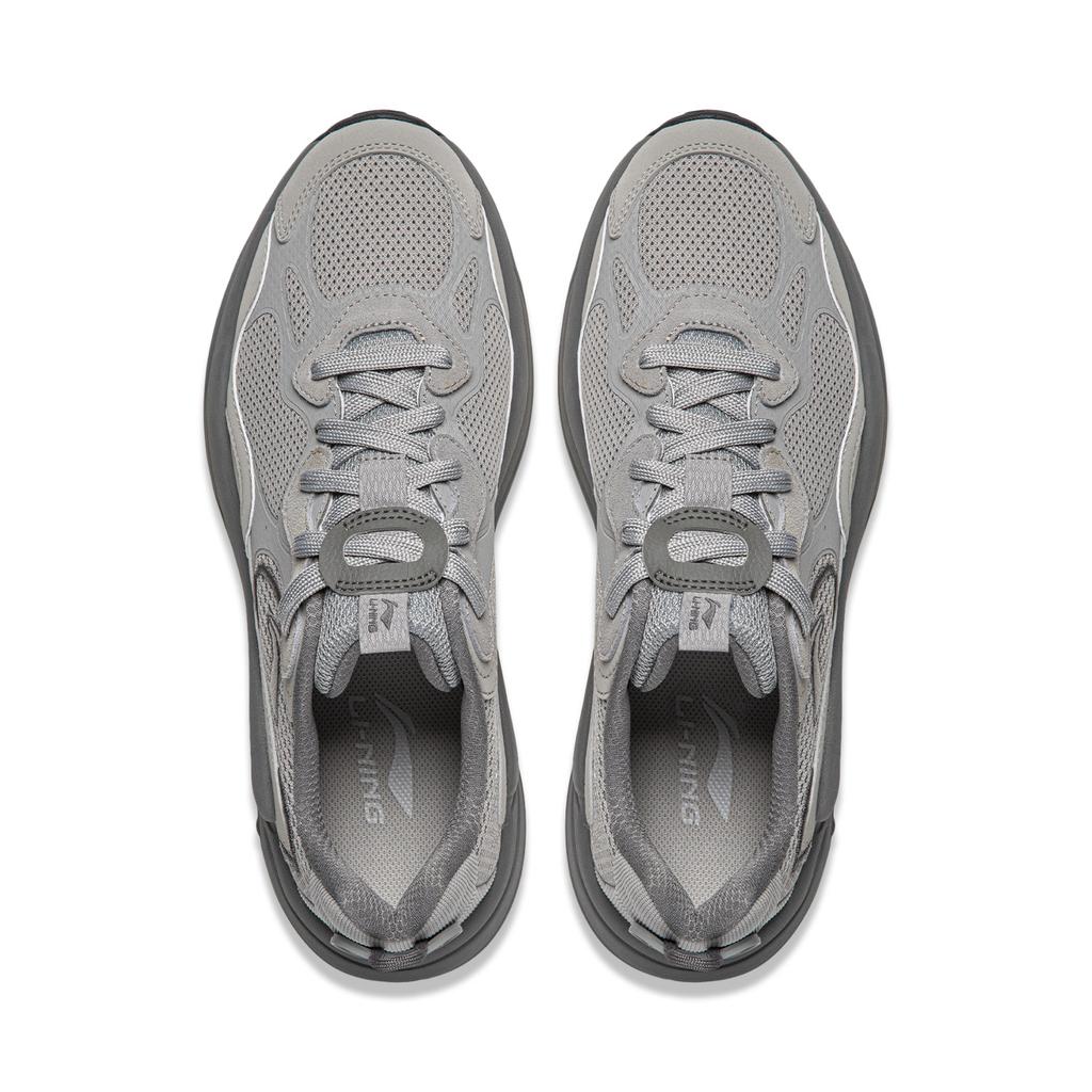 Li Ning Nebula Cushioning Slip Resistant Abrasion Resistant Breathable Support Lightweight Low top Casual Shoes Men's AGCW029-4