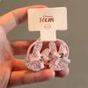 8PCS Pink Sparkling Diamond Rabbit Hair Accessory for Ladies, Cute Sequins, Star Hair Clip, Hair Loop, BB Clip, Bangs Hair Clip