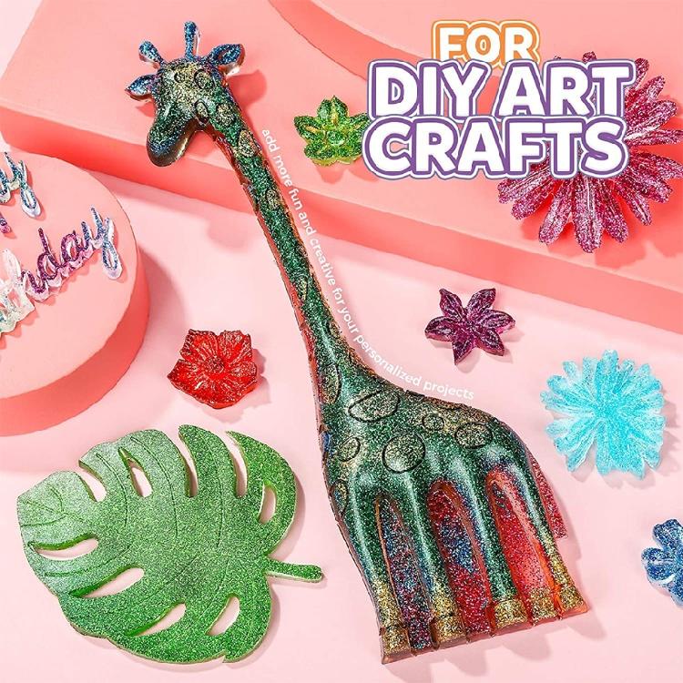 16 ColorsDIY Crafts Epoxy Resin Mold Filler Nail Art Decorations Crystal Sequins