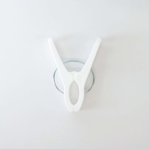 Towa Sangyo Neosoul Clothespins, Whole Hanger Pinch, White, Approx. 4.4 x 1.4 x 6 cm, Pack of 10
