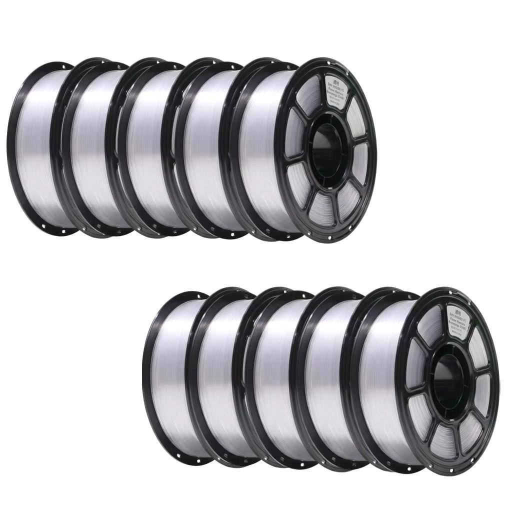 MILONG 10kg PETG 3D Printer Filament 1.75mm High Toughness Strength 3D Printing Filaments For FDM 3D Printers