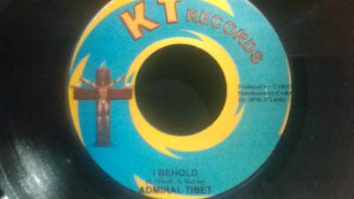 7inch Record ADMIRAL TIBET - I Behold NONE KT Records Jamaica Reggae, Ska & Dub Used
