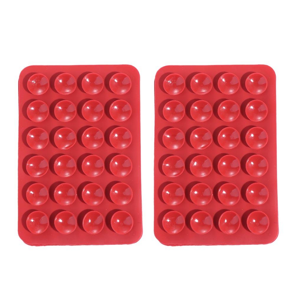 Backed Adhesive Square Phone Mat Wall Stand Mat Phone Suction Pad Suction Cup Mat Mobile Phone Holder Suction Phone Holder