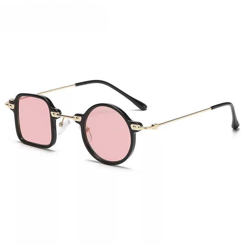 Onregelmatige Vierkante Ronde Frame Zonnebril Vrouwelijk Anti-UV Zonnebrillen Mannen Steampunk Brillen Luxe Persoonlijkheid Brillen Uv400