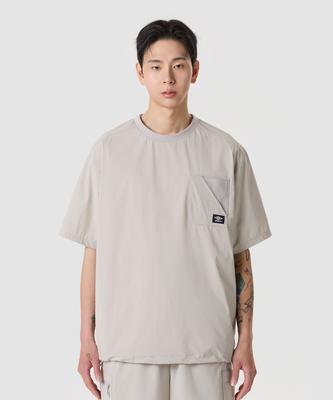 UMBRO [Cooling] Chill-Out Short Sleeve Piste Beige Ur223Cwt62 (A Type)