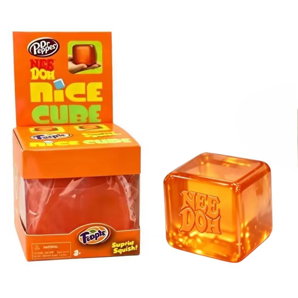 Super popular Schylling Needoh Nice Cube brinquedo sensorial, cubo redutor de aperto e pressão, Fidget espremível limi redutor de pressão