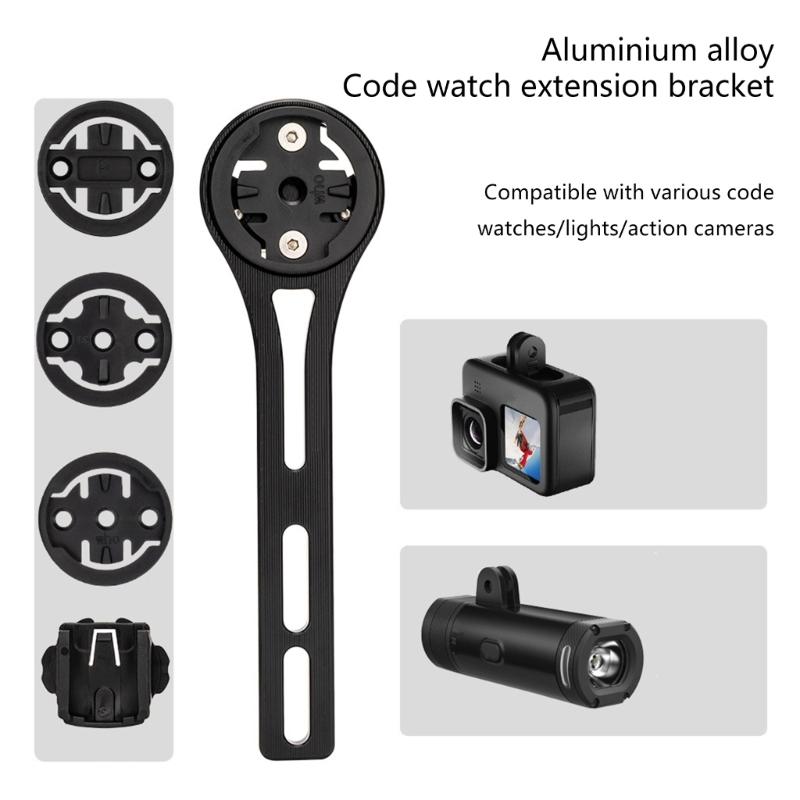 Bicycles Computer Mount Stand Extension Mount Bracket for Cycling Bikes Stem Extension Holder, Out Front Bicycles Mount