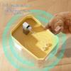 Fontanella per acqua automatica a induzione wireless senza fili Scollegata Filtro per acqua Circolazione Animale domestico Gatto Ciotola per acqua Rimovibile Con pompa