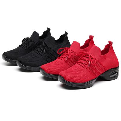 Old Beijing Cloth Shoes Mesh Non-slip Soft Sole Air Cushion Casual Dance Shoes Sports Women's Shoes Running Shoes Square Dance Shoes