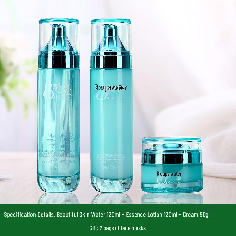 Eight Cups of Water Skincare Set: Hydrating & Refreshing Toner & Lotion – Official, Genuine Products
