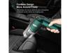 Cordless Handheld Car Vacuum, 10000Pa Wet & Dry Strong Suction – White