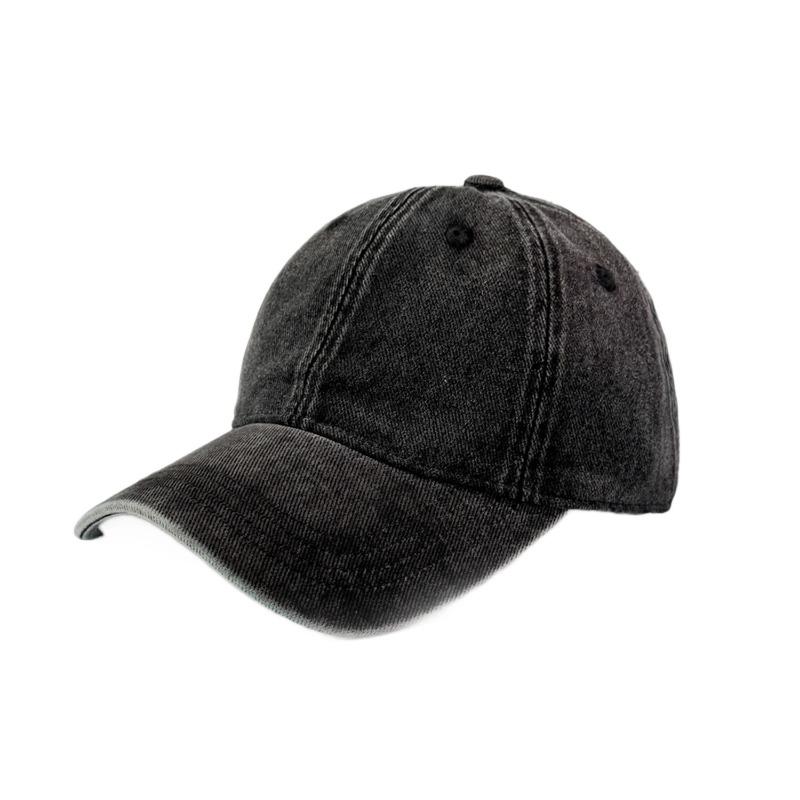 25 Early Autumn New Washed Cotton Baseball Caps Children's Sunshade Face Small Soft Top Solid Color Sunscreen Cap