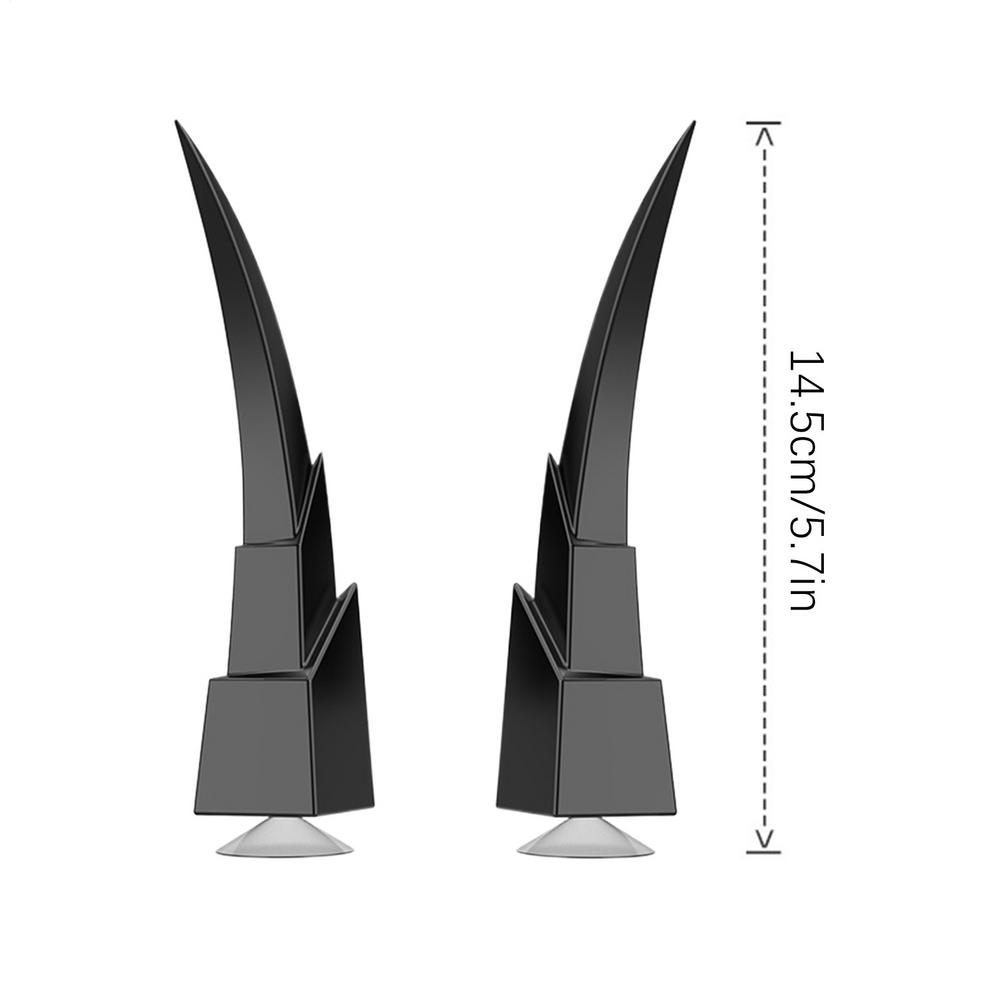 For Skateboarding Motorcycle Helmet Horns Helmet Attachment Horns Decoration Stable And Eye-Catching Ornament For Motorcycle