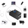 BOJIDO USB USB USB Combo Lightweight Design for Portable Data Perfect for Working from Home Hub, 3-Port 3.0 + 2.0 Hub, Bus-Powered, Ultra-Small,