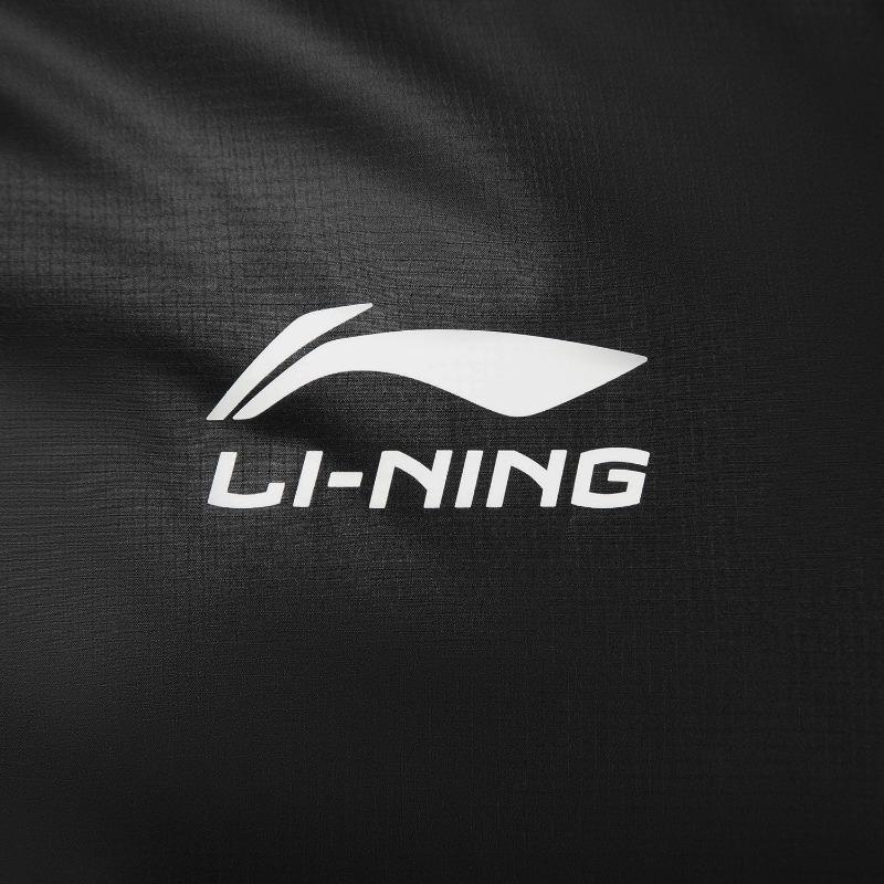 Li Ning Sports Lifestyle Series Casual Mode Winddicht Waterafstotend Los Warm Comfortabel Koppel Donsjack Unisex Bovenkleding Zwart AYMV439-2