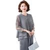 Hodo Middle-Aged Women's Spring Top and Pants Set