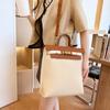 High-end niche large-capacity women's backpack, casual versatile canvas bag, 2024 new commuter shoulder handbag