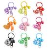Creative DIY Heart Shaped Keychain With Glitter and Sturdy Acrylic Materials for Personalize Accessories
