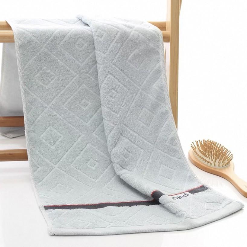 Soft Pure Cotton Lint-Free Face Towel - Absorbent Jacquard Design for Adults