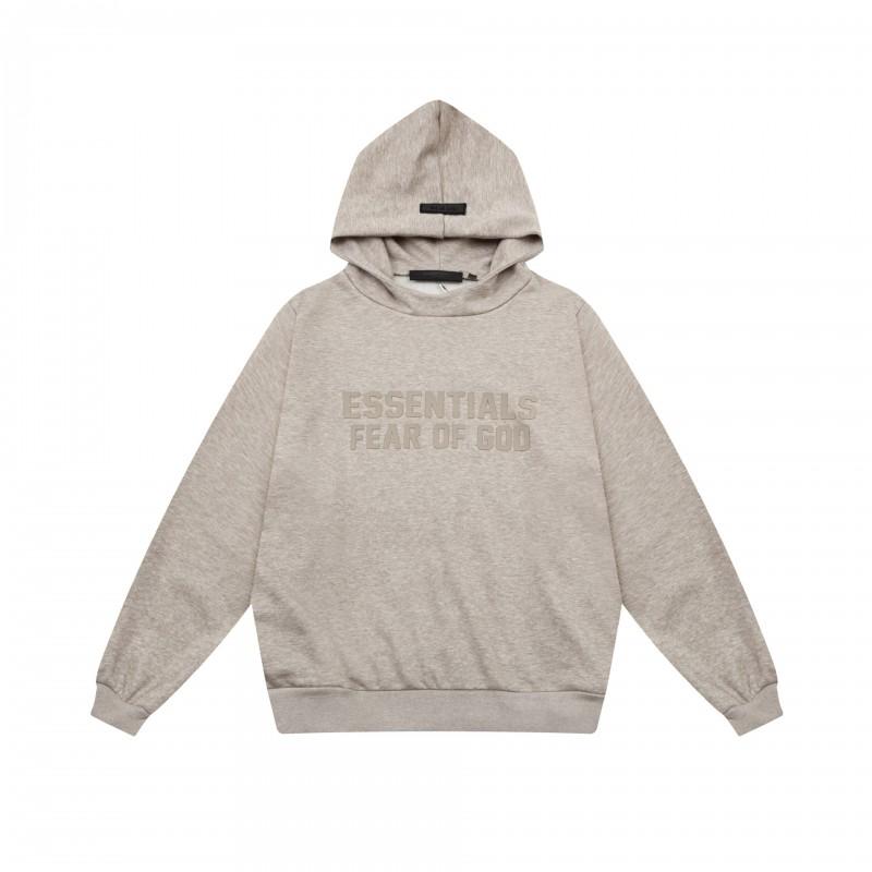Unisex FOG Icon Double-Line Hoodie Cotton Warm Fleece Lined Crewneck Sweatshirt Winter Streetwear