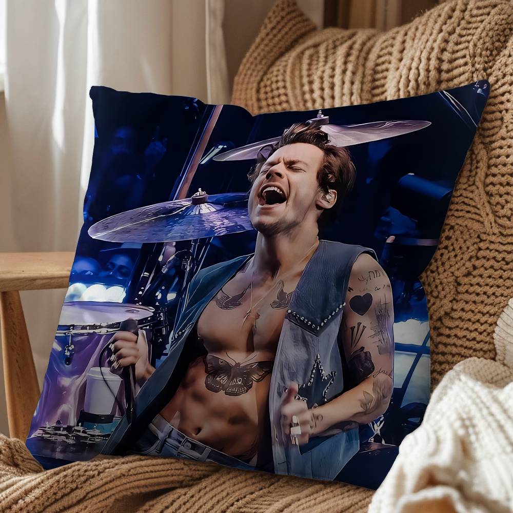 Federa Cuscino Harry Styles American Girls Federa Cuscino Copricuscino per Divano Soggiorno Adatto per Decorazione Casa Camera da Letto