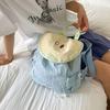 Travel Fruit Nylon Backpack Korean Style Hiking Shoulder Bag Outdoor Drawstring Backpack  Women