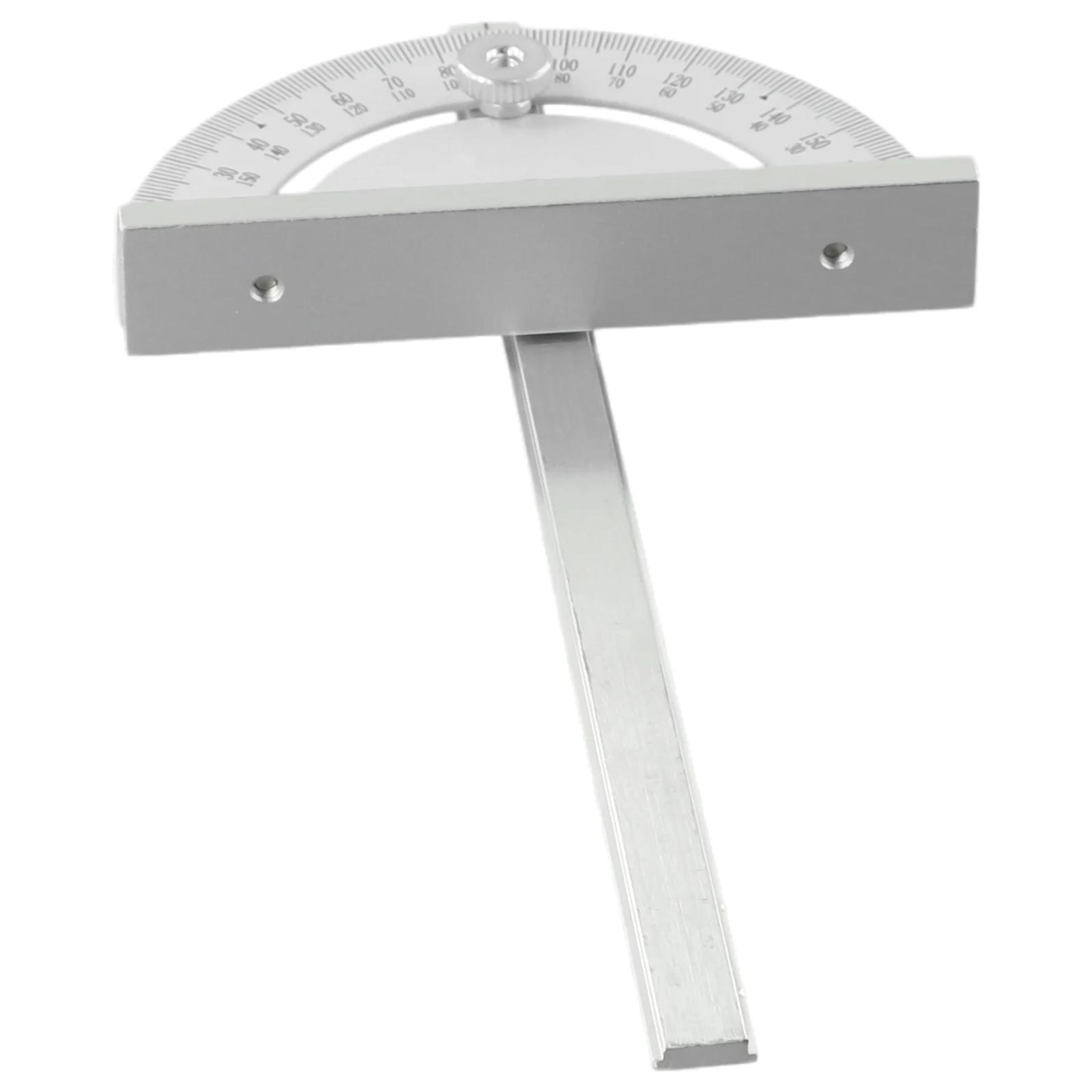 Транспортир Угловая линейка Деревообрабатывающие инструменты Круговой штангенциркуль Гониометр Нержавеющая сталь Мини настольная пила Т-образная линейка China Mainland