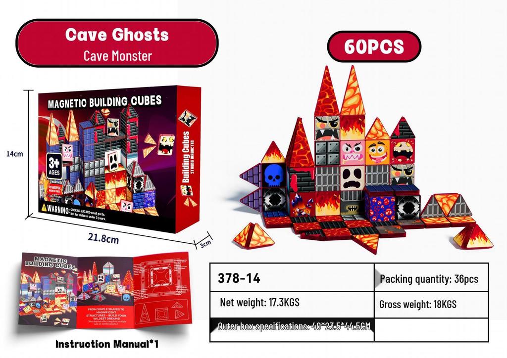 Magic Castle Magnetic Tiles: DIY Educational Building Blocks 