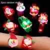 3PCS Plastic LED Light Up Bracelets Adjustable Glowing Wristbands Childrens Toys  Carnival Event