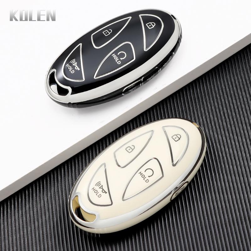 TPU Car Remote Key Case Cover Shell For Hyundai IONIQ 6 New Grand Prix GN7 Kona 5 7 Buttons Protected Holder Keyless Fob Bag