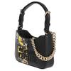 New VERSACE JEANS COUTURE Polyester Shoulder Bag Medium Size Women's Black 74VA4BP4-ZS599-G89