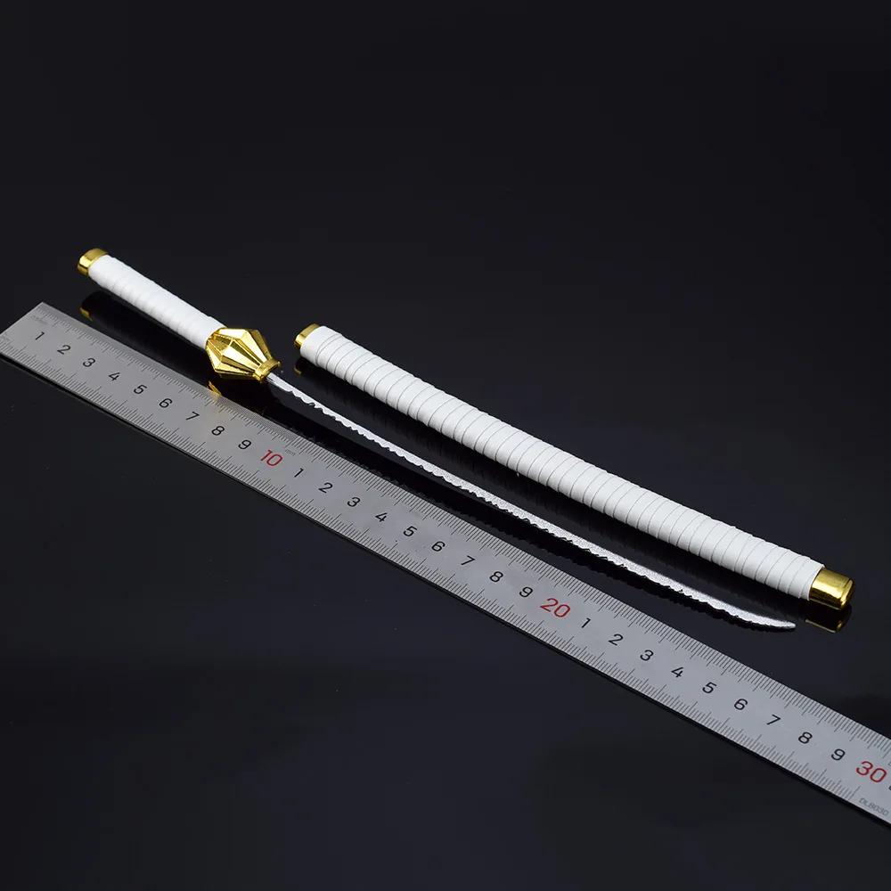 26cm Anime Peripherals Weapon Model Zaraki Kenpachi Katana Toy Sword Cos Prop Metal Ornaments Crafts Boys Gifts Collections