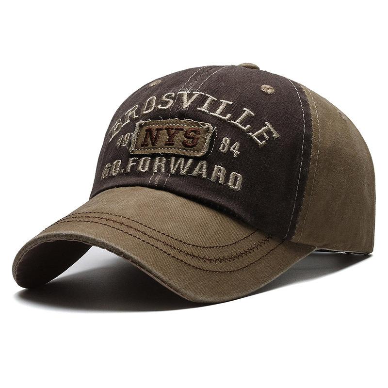 Distressed Vintage Trucker / Baseball Cap Cotton Men Women Adjustable Denim Hat