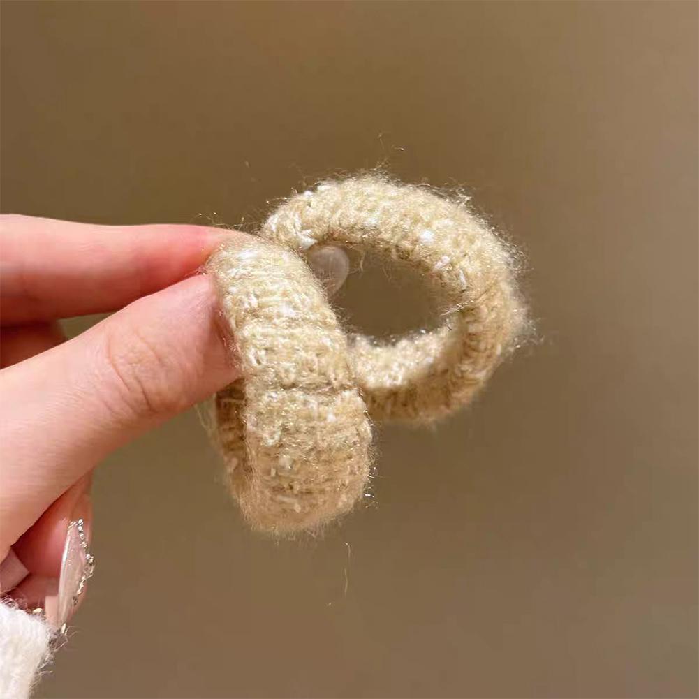 Woolen Knitted Earrings Sweet Red Earrings Autumn Winter Hoop Earrings Female Ear Accessories New Year Accessories Gift Women