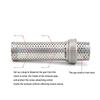 Slip On Universal Motorcycle 51Mm 60Mm Db Killer Catalyst Silencer Noise Sound Eliminator Exhaust Flow Moto Escape Muffler