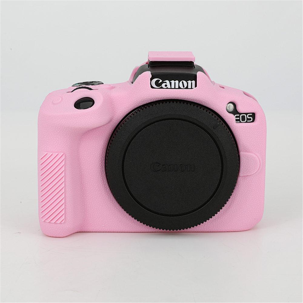 Litchi Pattern R50 Soft Silicone Case Armor Camera Body Cover For Canon EOS R50 EOSR50 Digital Camera Skin
