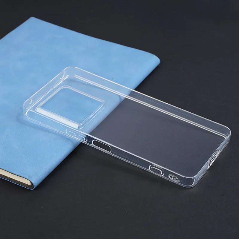 EUCAGR Phone Case for Sony Xperia 1 VIII Clear Transparent Soft TPU Silicone Cases Back Cover for SONY Xperia1-VIII Matte Shell