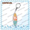 Waves Surfing Surfboard Keychains for Accessories Bag Bicycle Pendant Keyring Jewelry Fans Creative Beach Travel Gift Chaveiro