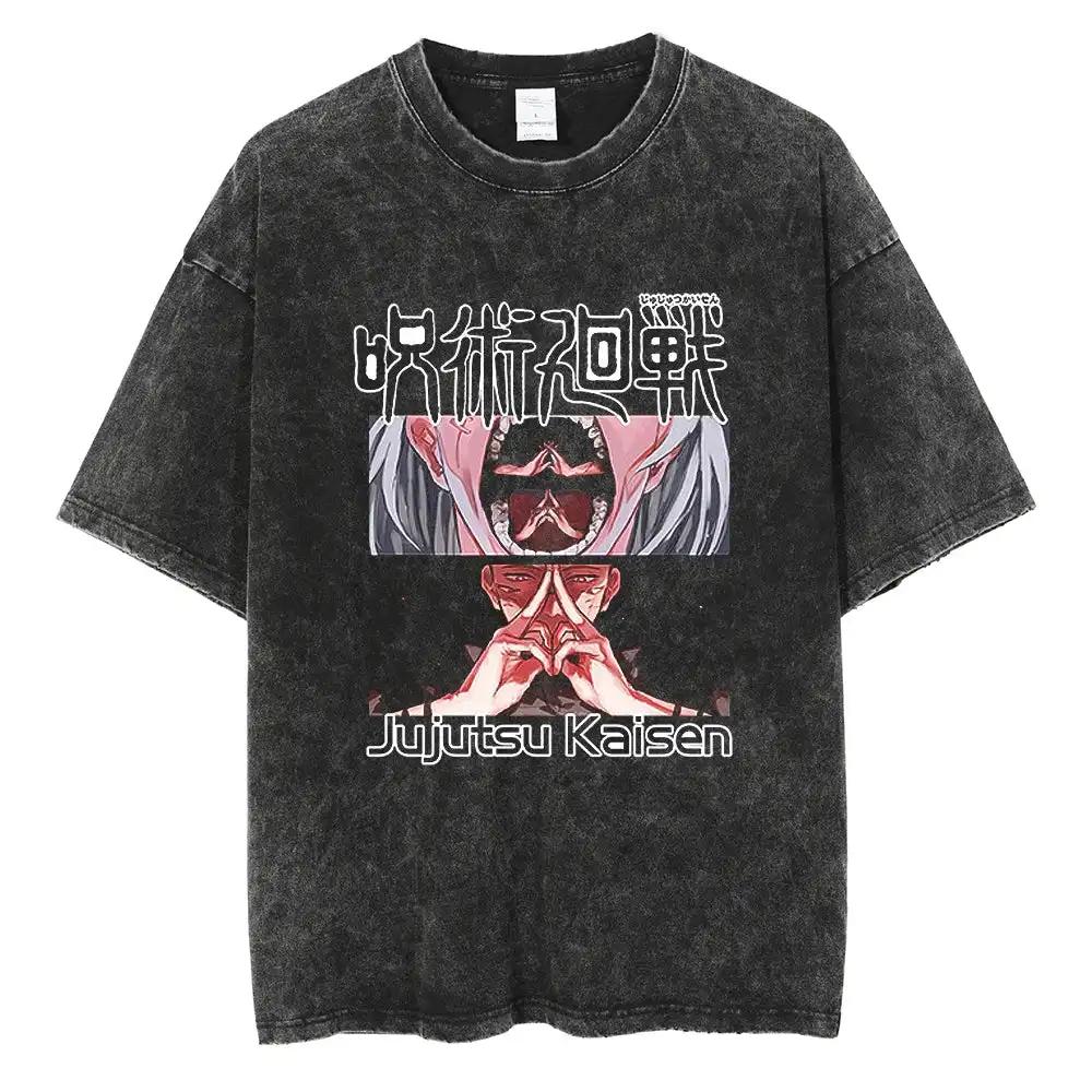 Jujutsu Kaisen 2026 New Hot Geto Suguru Dark Mastery Men's T-shirt Pure Cotton High-quality Leisure Sports Y2K Summer Figure