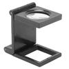 Three Fold Scale Magnifier 10X Magnification Optical Viewer Jewelry Magnifier  Coin Identifying
