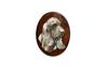 Basset Hound II - Dog Show Brooch, Starter Number Clip, Dog Pin by Art-Dog