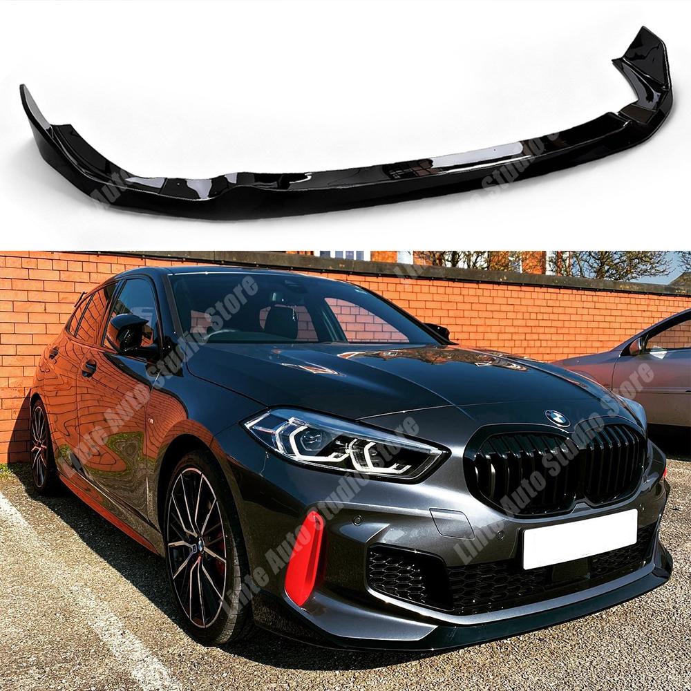 3Pcs MP Style Front Bumper Lower Diffuser Splitter Lip Tuning For BMW 1 Series F40 M-Sport 128ti M135i 118i 120i 120d 2020-2023