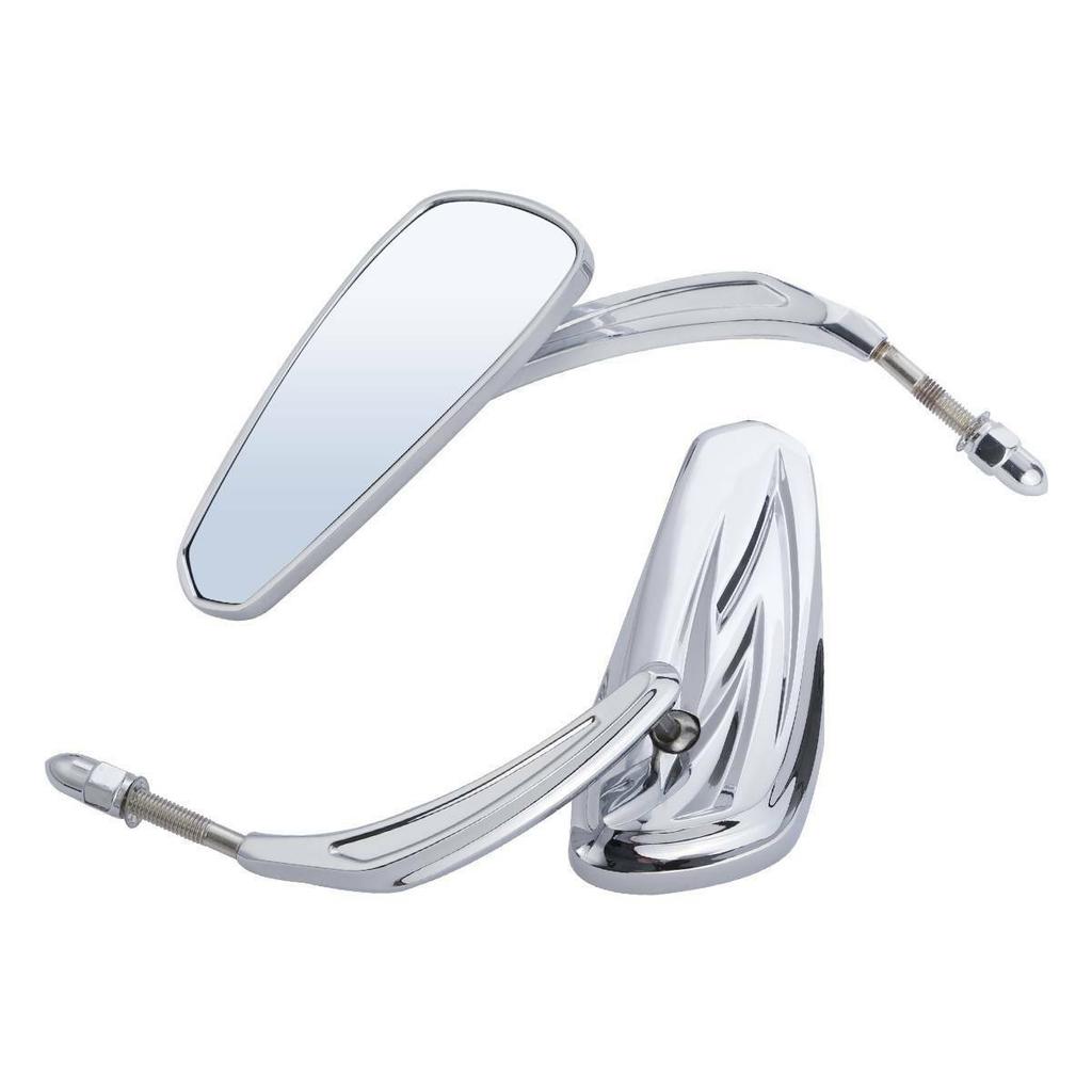 Motorcycle 8mm Rear View Mirrors For Harley Sportster XL Softail Touring Road King Road Glide Electra Glide