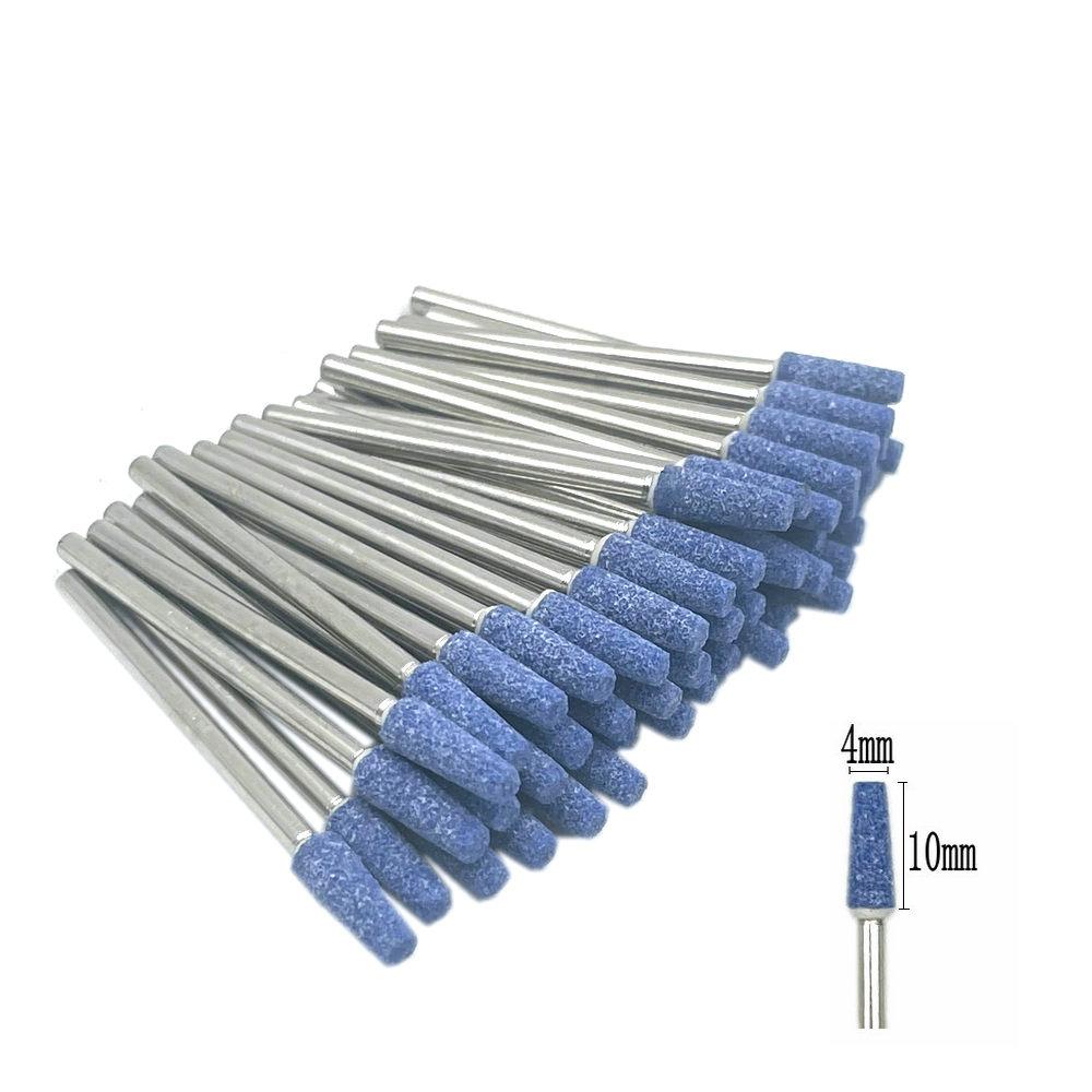 50pcs/set  Dental Stone Grinder Polisher Burs For Contouring Shaping Porcelain Dental Rotary Stone Polisher 2.35mm Shank