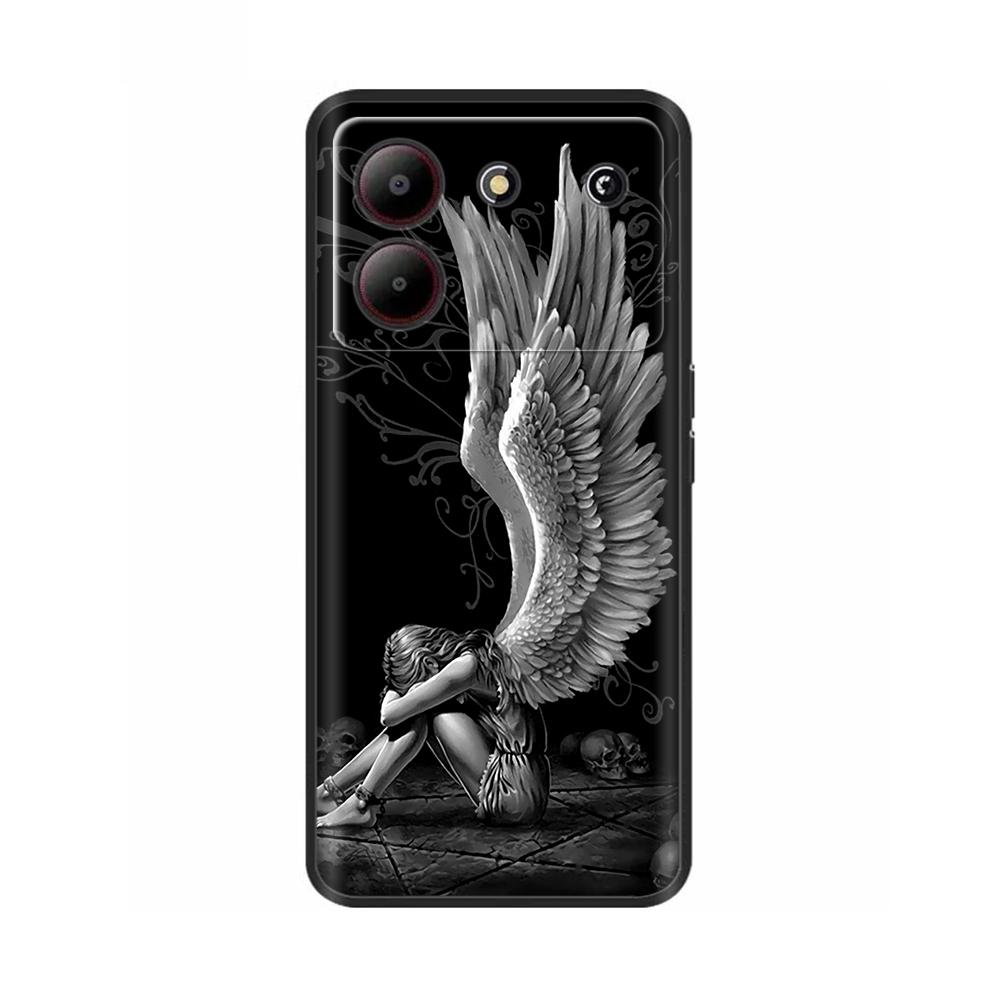 

Для ZTE Blade A54 Чохол Чорний Захисний М який Силіконовий Чохли для Телефона Для ZTE Blade A54 ТПУ Чохол Фундас Для ZTE Blade A54 ZTE Blade A54