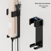 Xuanyong Bohrloses wandmontiertes Aluminium-Badezimmer-Aufbewahrungsregal & Lockenstabhalter